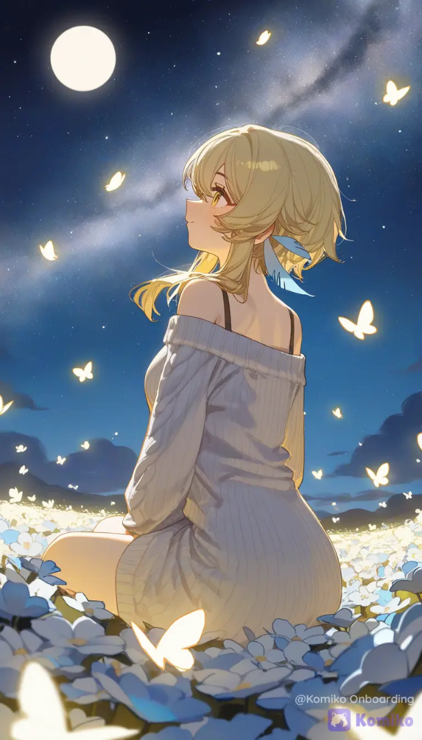 Look up at the moon