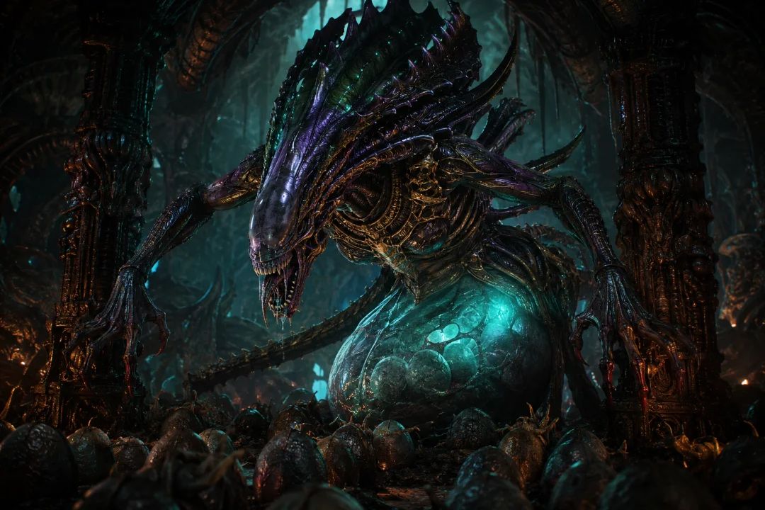 The Amethyst Matriarch: Mother of the Iridescent Brood