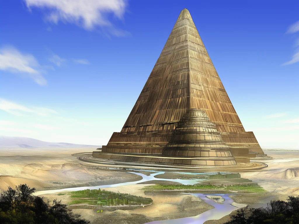 Shirow Masamune Style Environmental Art