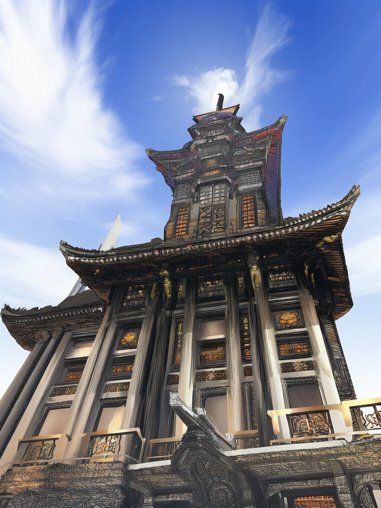 Shirow Masamune Style Environmental Art