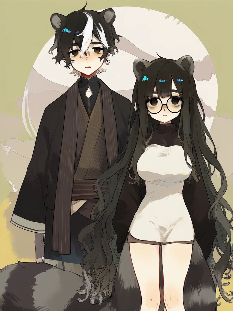 🦨🖤Maggie and Mumei🖤🦝