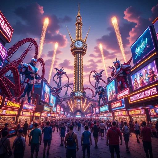 Tokusatsu Nexus: The Mega Neon-Sprawling Super Sentai And Kamen Rider Amusement Theme Carnival