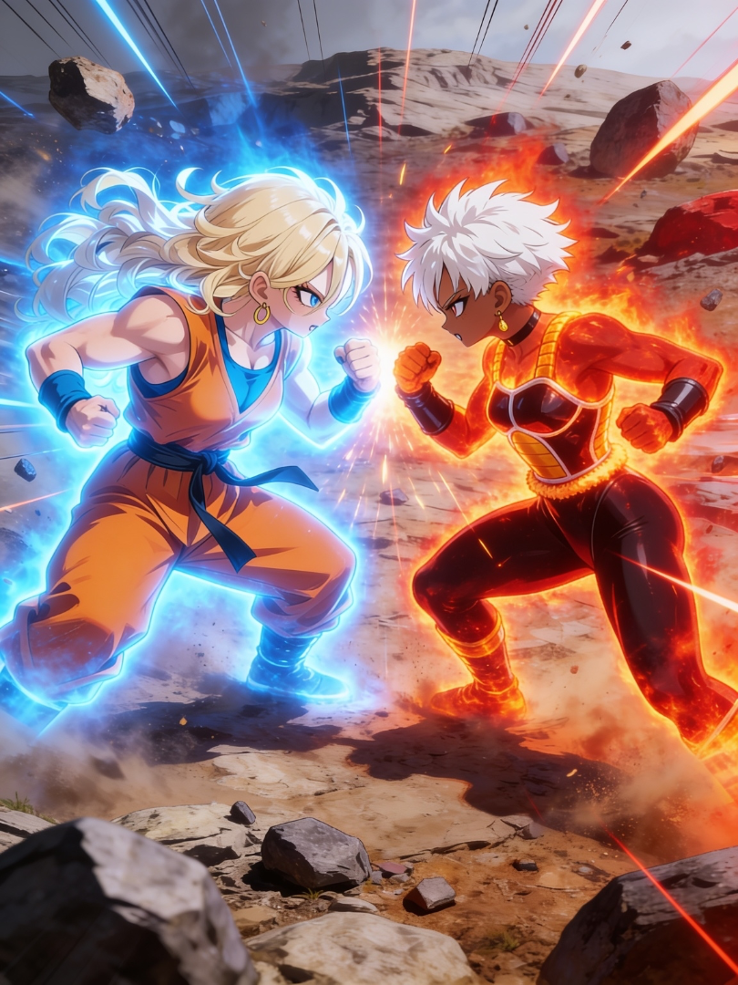 Kory vs Nali OG saiyan saga style!