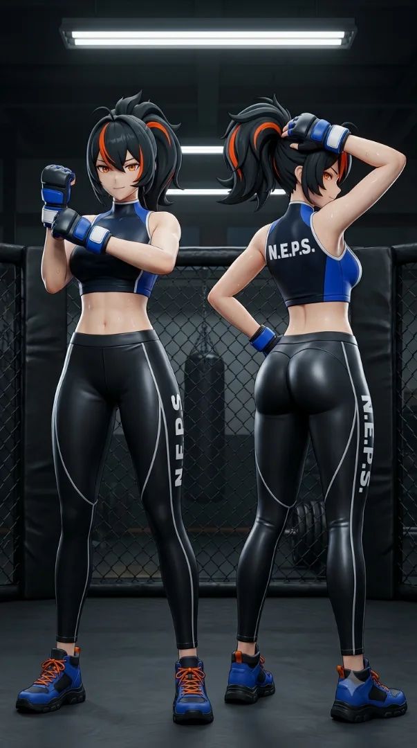 Zhu Yuan Zenless Zone Zero MMA style 3D