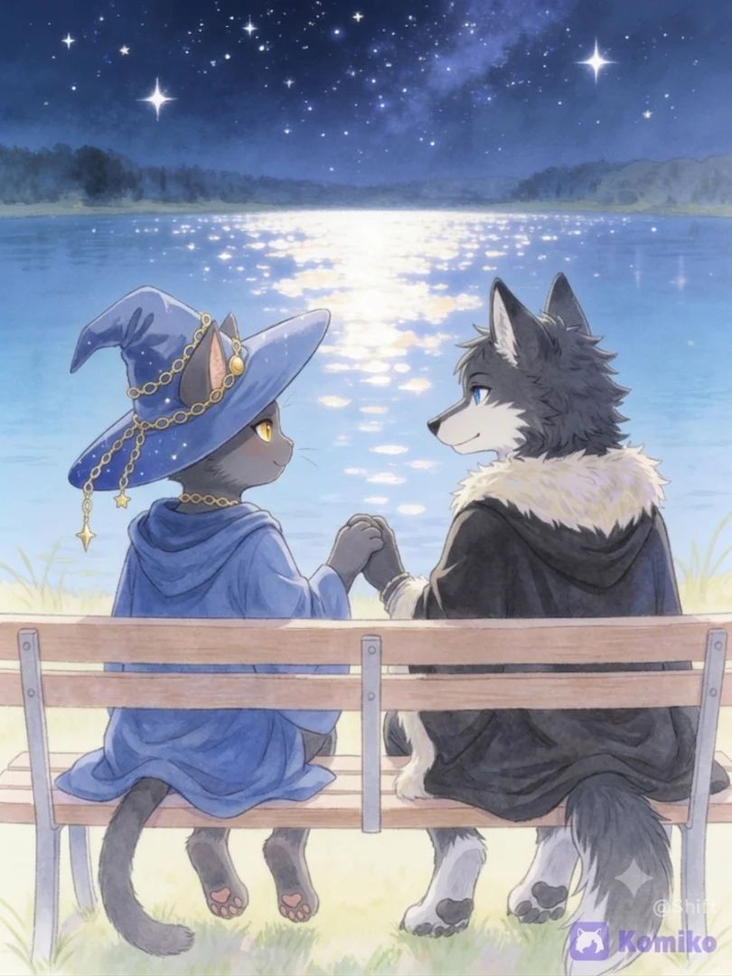 Virgo and Klein Share Some Peace (Shout out to @StrawberryCroissant)