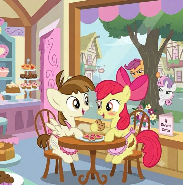 Featherweight and apple bloom on a date