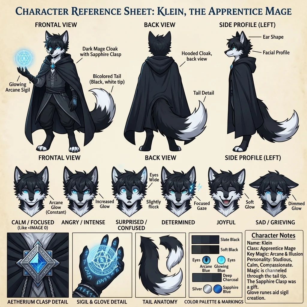 Klein: Reference Sheet