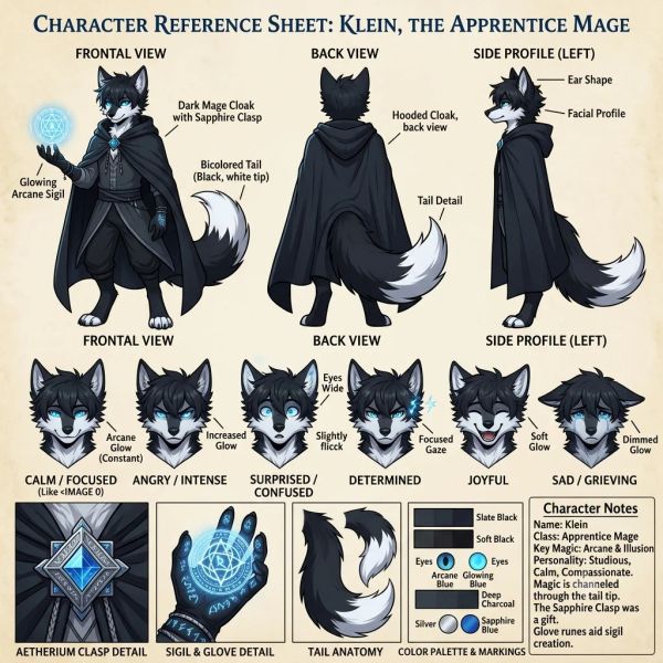 Klein: Reference Sheet