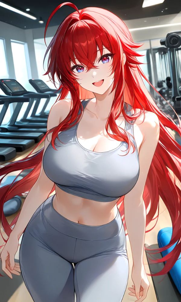 Rias workout session