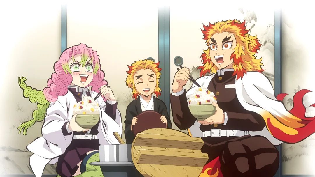 Mitsuri and Rengoku is basically me and my bf