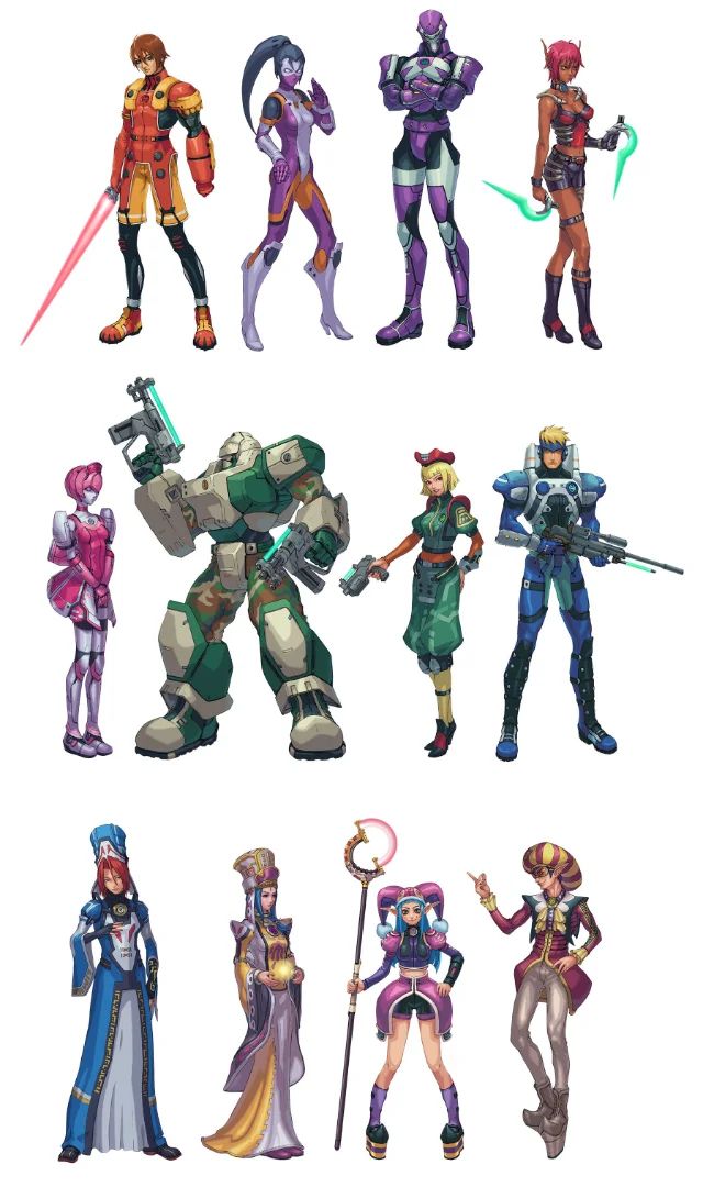 PSO Characters Visit You