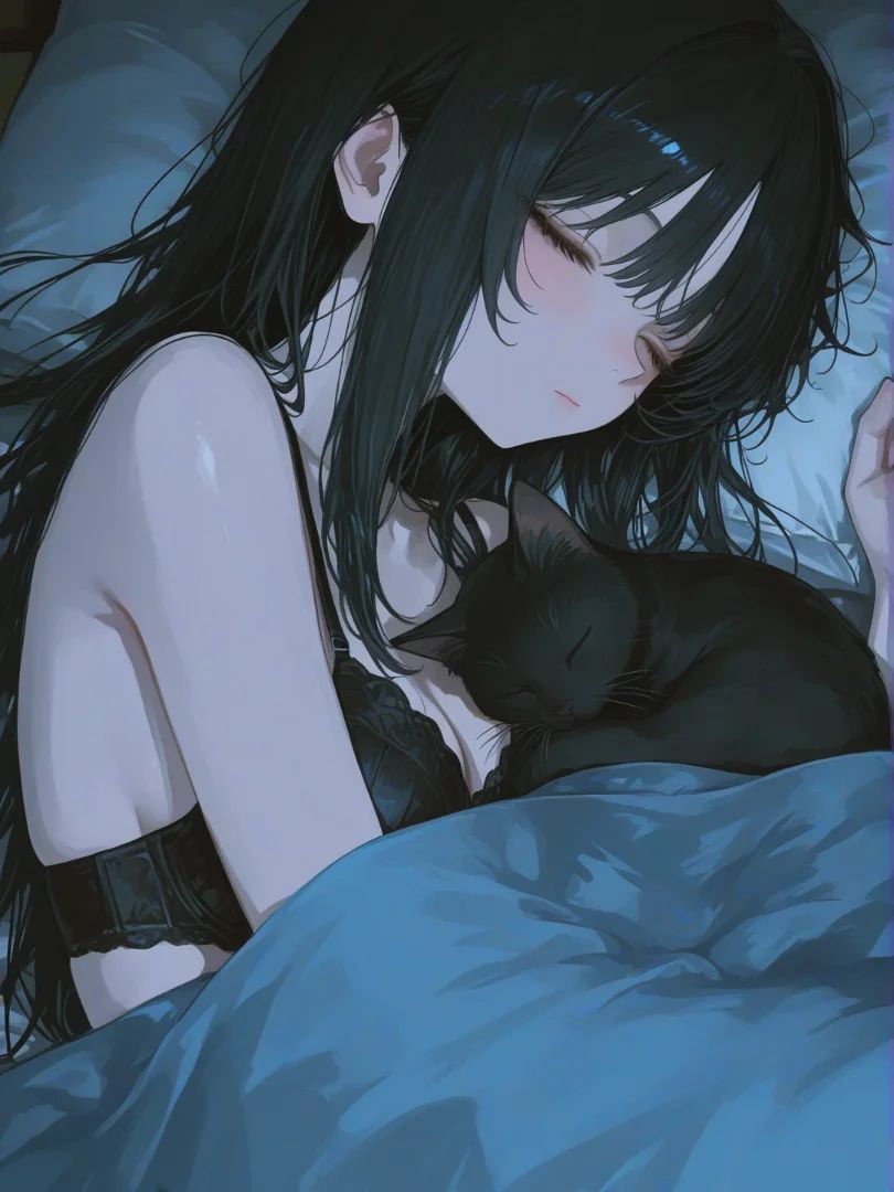 Sleeping with Momo