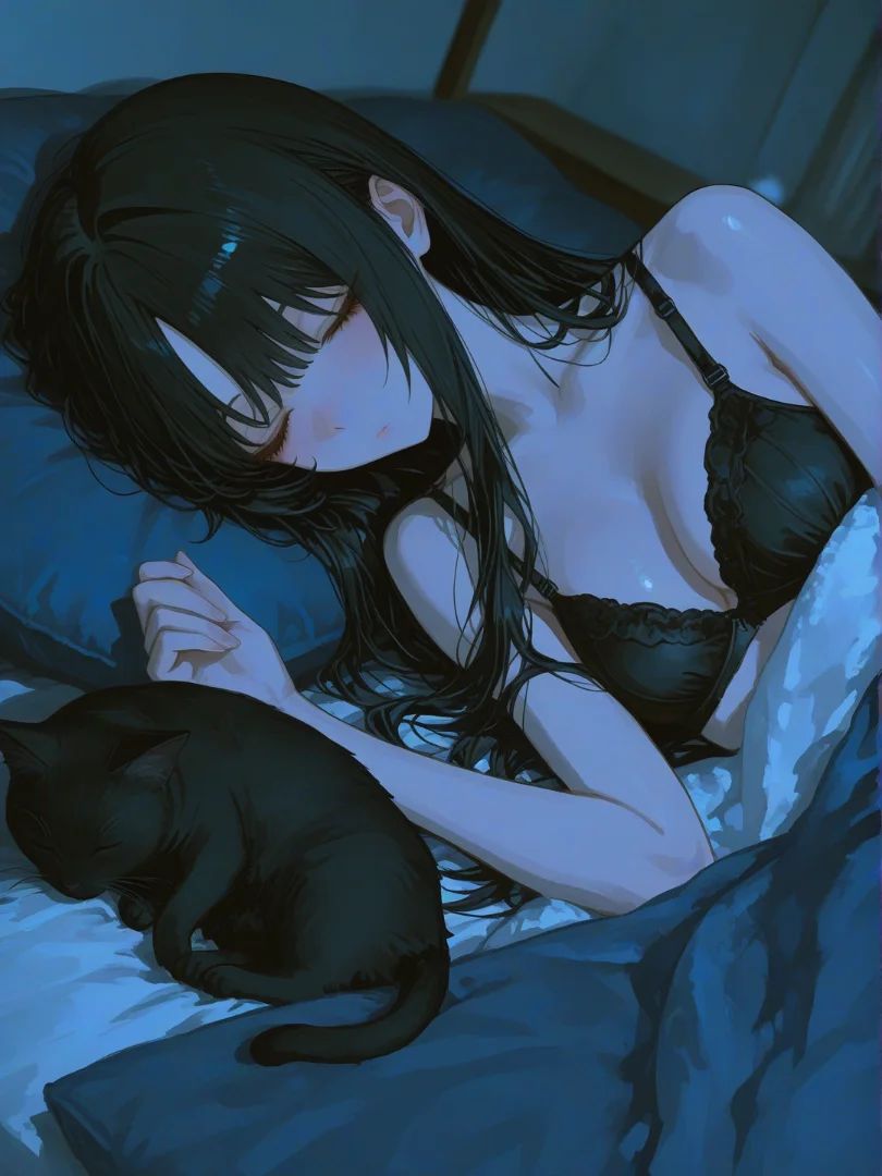 Sleeping with Momo
