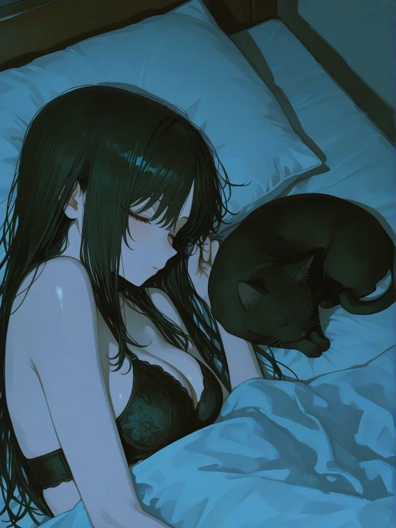 Sleeping with Momo