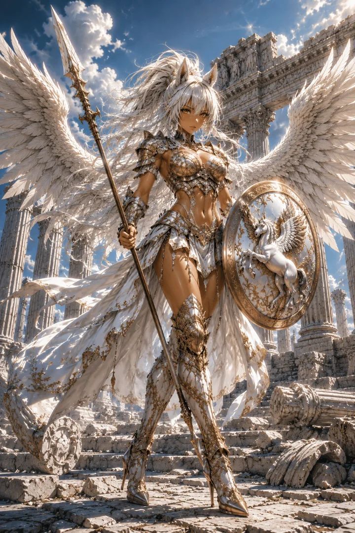 girl Pegasus rider