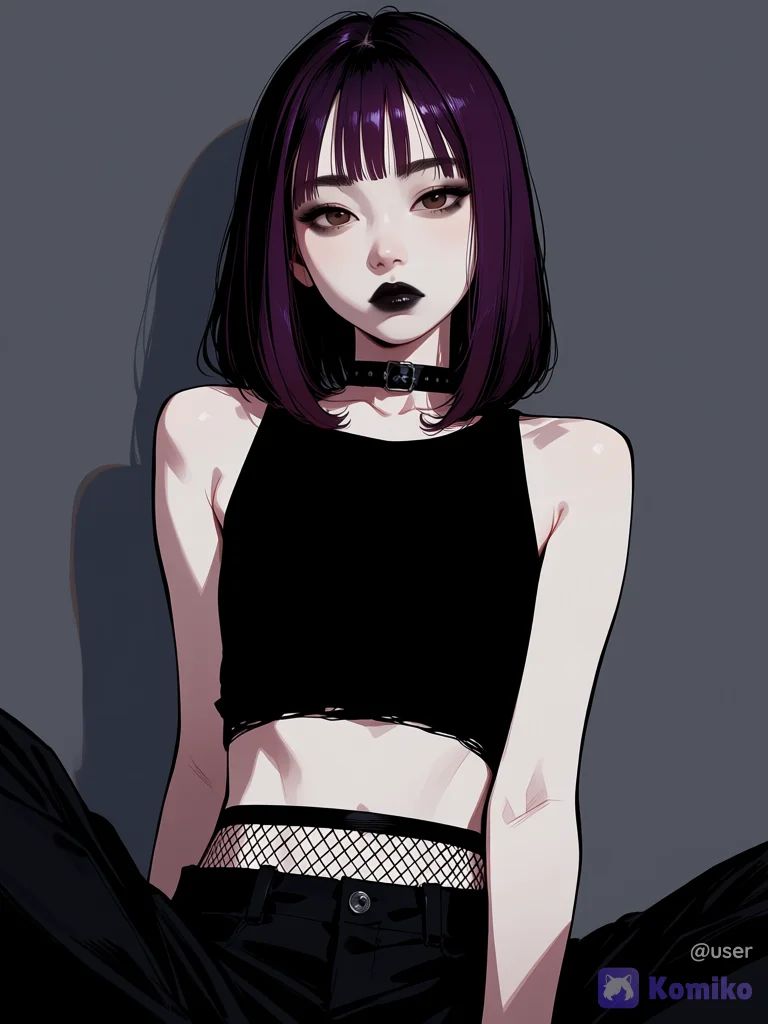 Black and purple