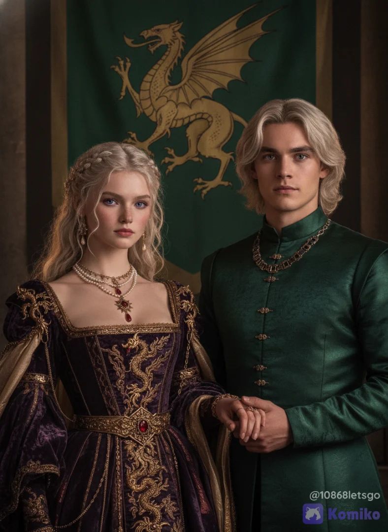 Fanfiction story Court of Embers Aegon II and OC female