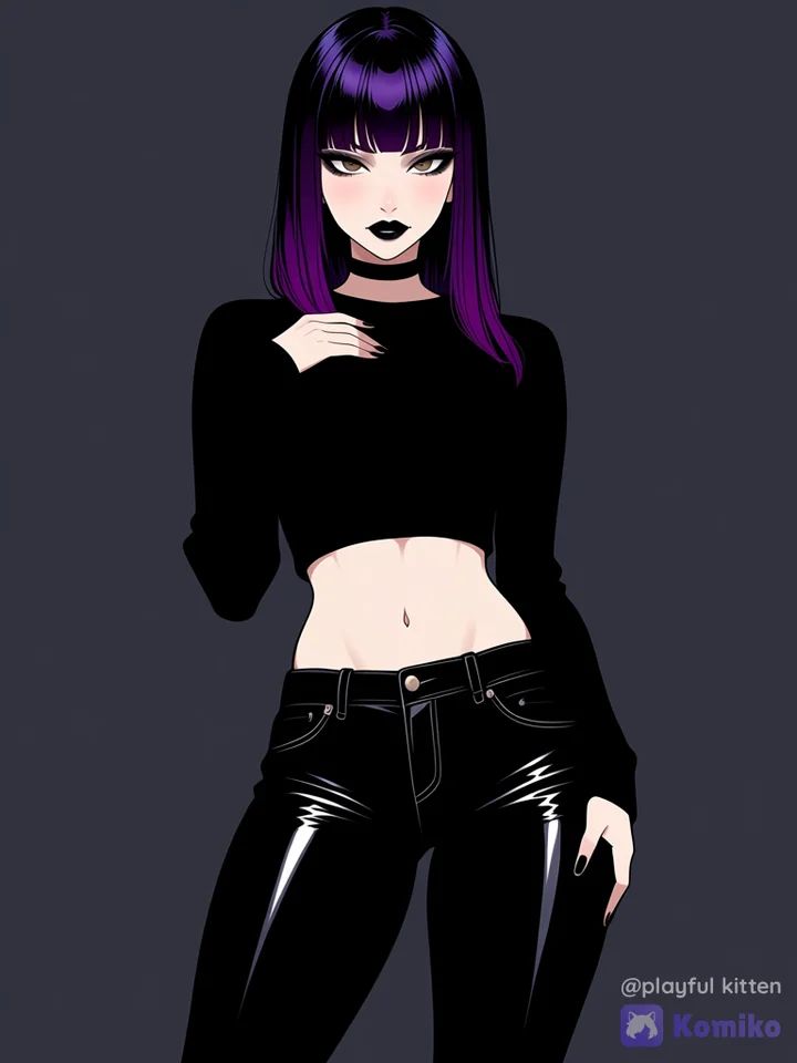 Pure black