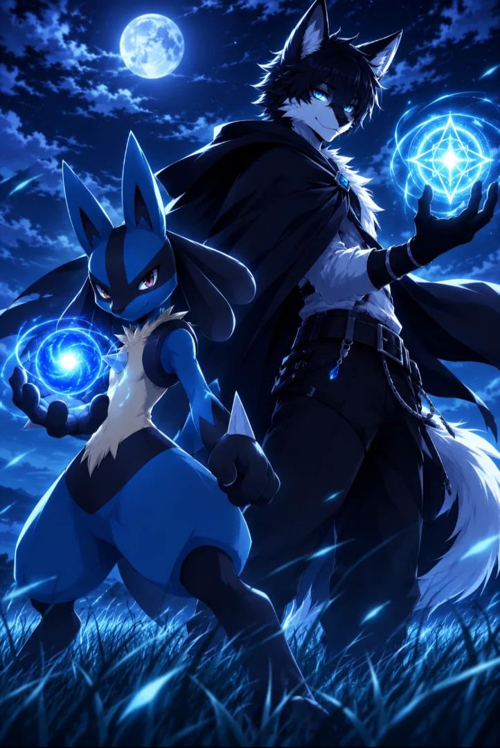 A Wolf And His Lucario