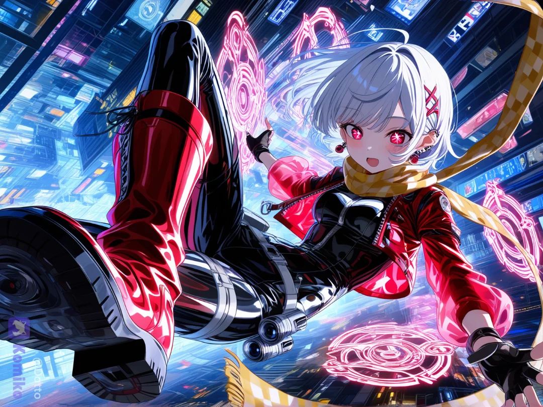 Aura OC character (she is an AI)
