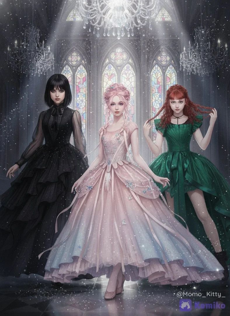 Nevermore Ball Royalty ✨️🖤🩷🧡