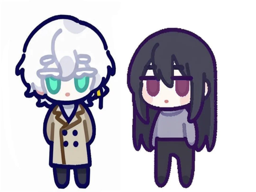 Bukowski and Fyori Chibi version 2.