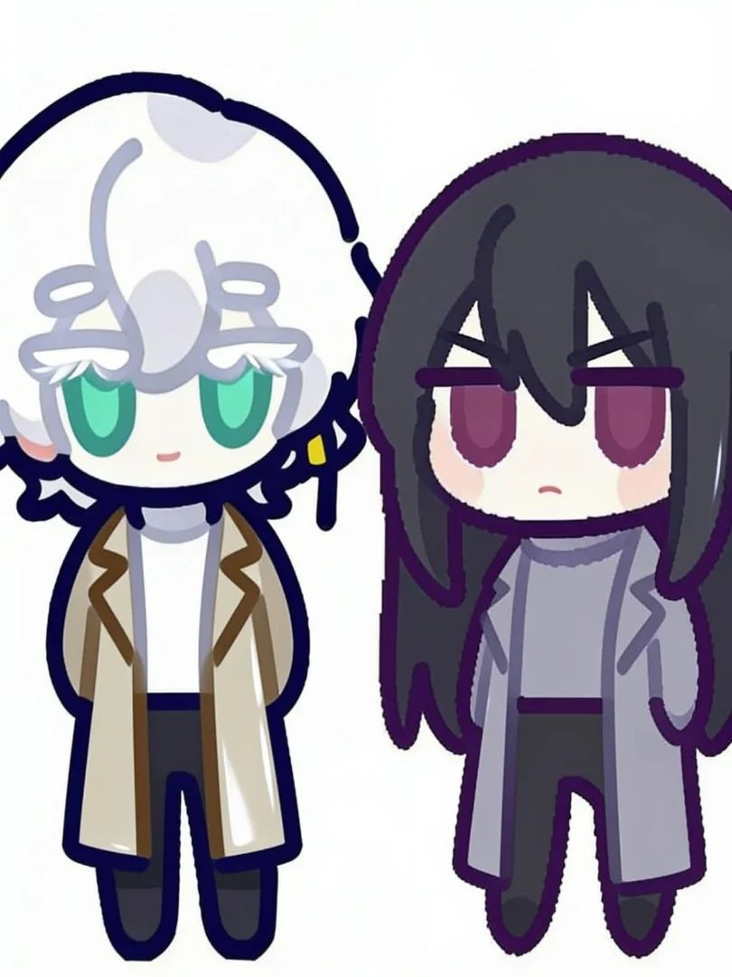 Bukowski and Fyori Chibi version 2.
