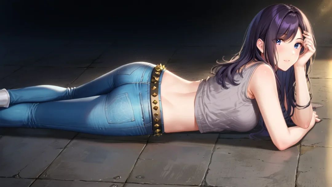 jeans model.