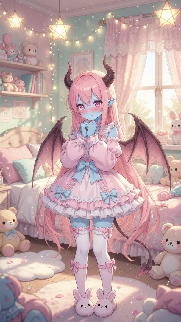 The shy demon girl who now likes cute things.