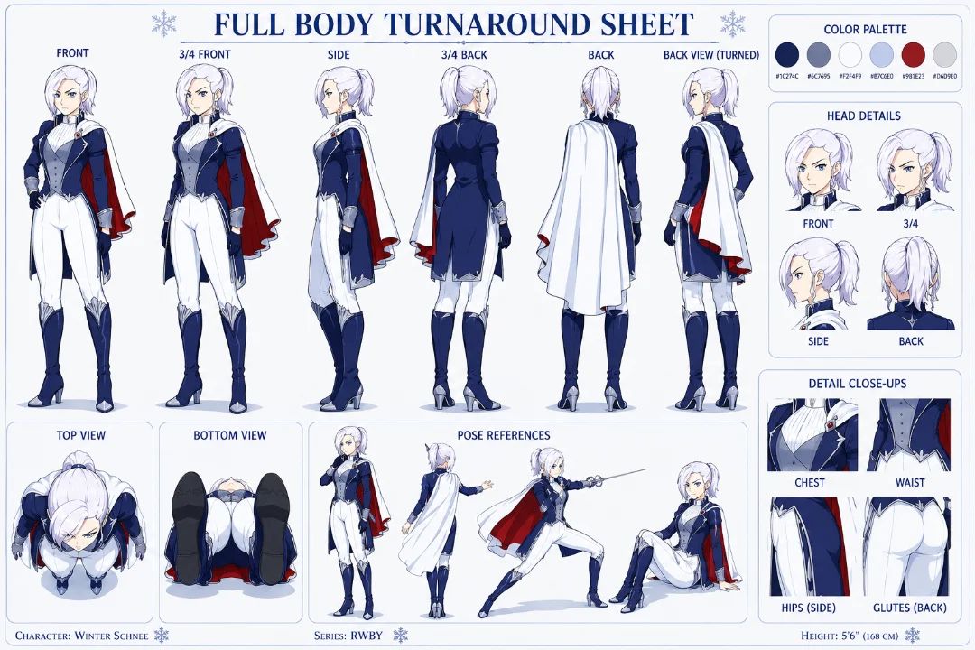 Winter schnee character sheet