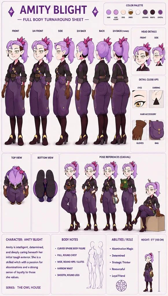 Amity blight character sheet