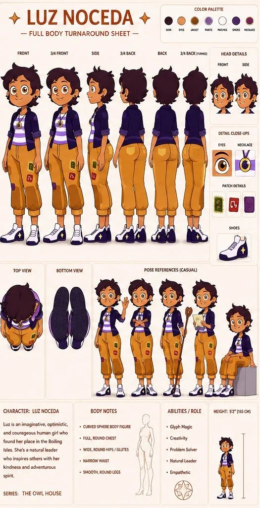 Luz noceda character sheet