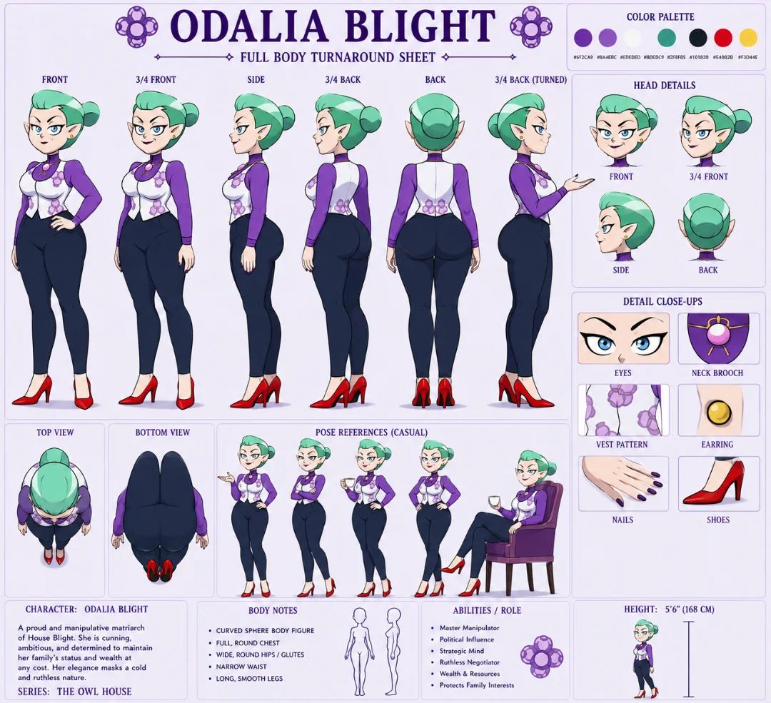 Odalia blight character sheet