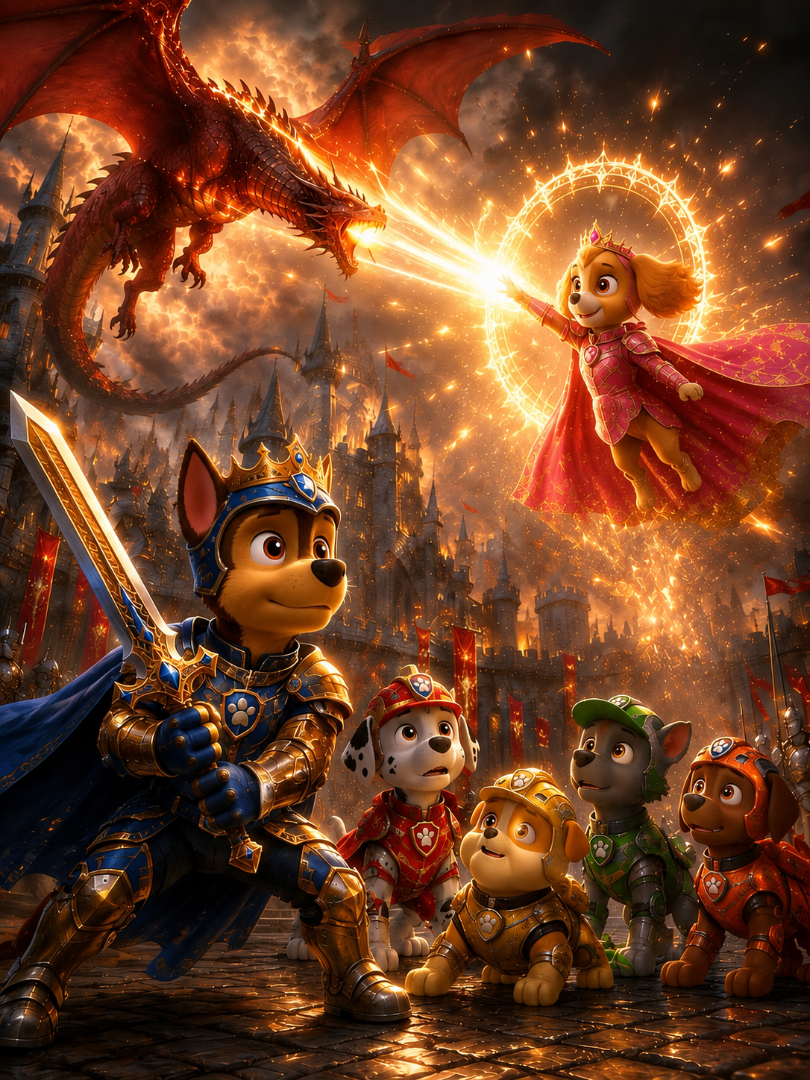 The PAW Patrol Wasn’t Exactly Trained for Dragons…