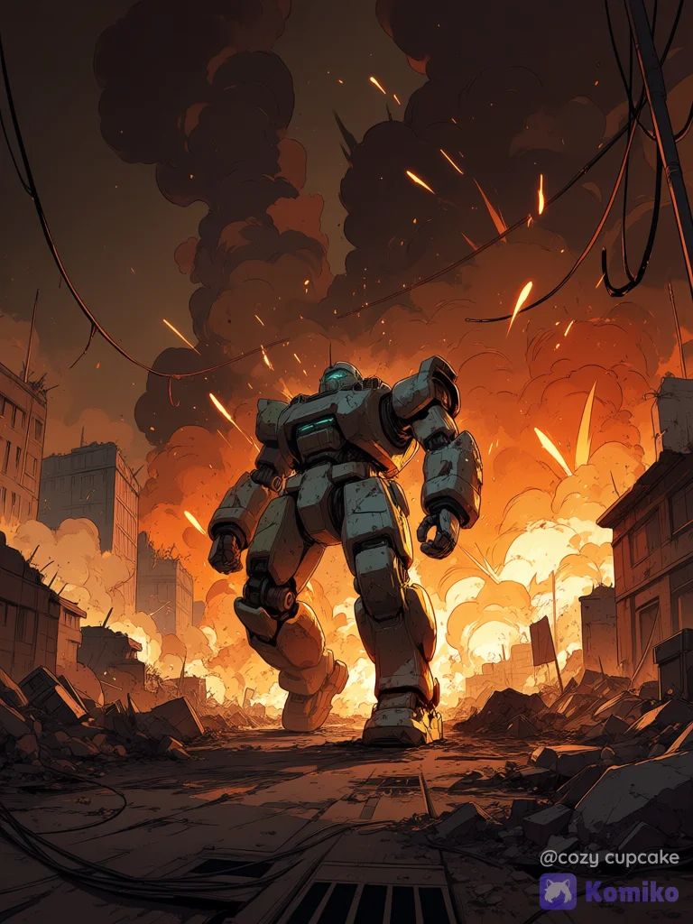 Mechs In Battle
