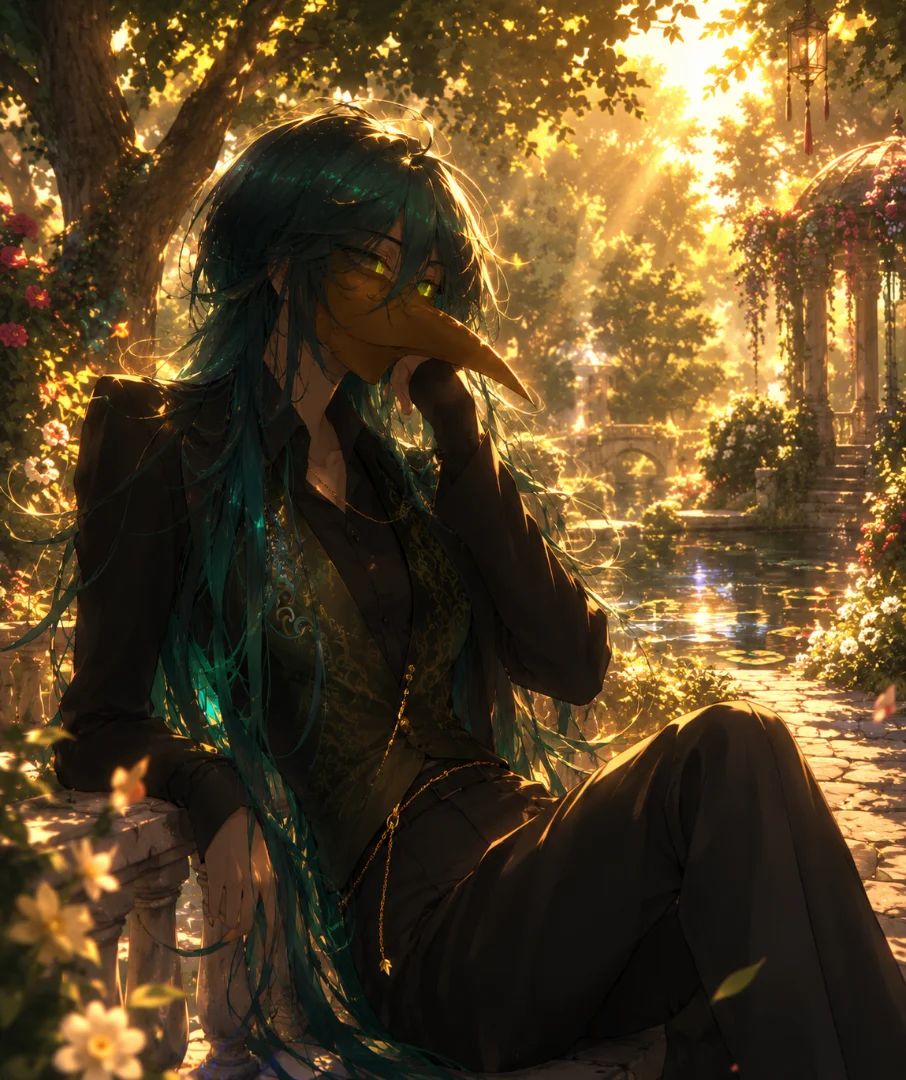 Larkspur loves her garden :3