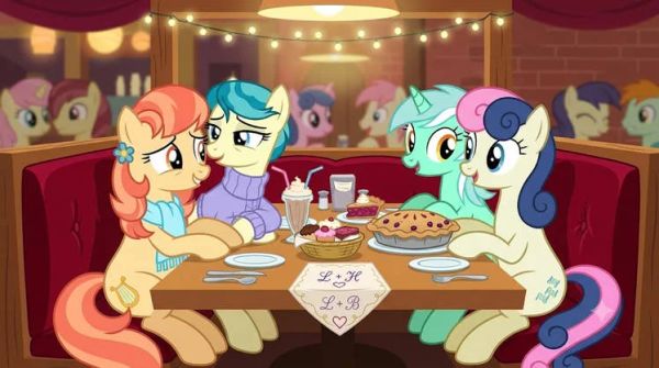 MLP lesbian dubble date