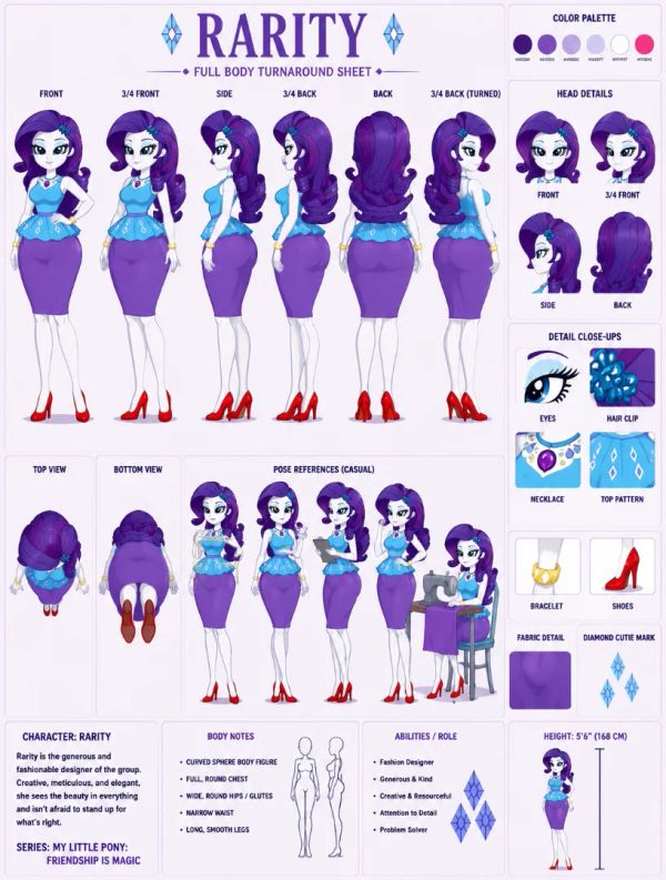 Rarity character sheet