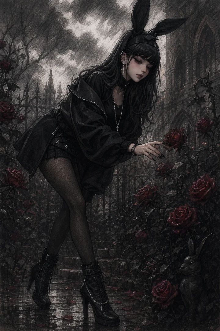 🌹🐇🖤Garden Bunny🌹🐇🖤