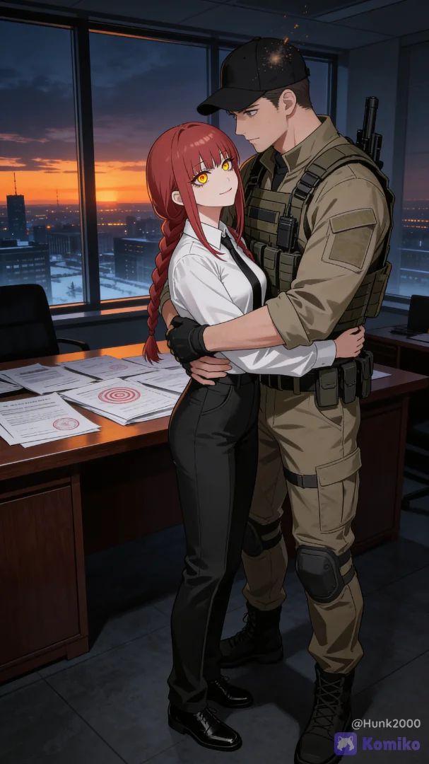 Welcome back from your mission, my love.