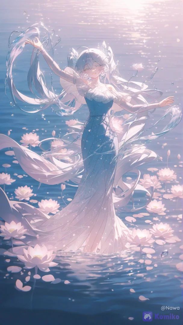 dancing in the ocean 🩵🩵🩵