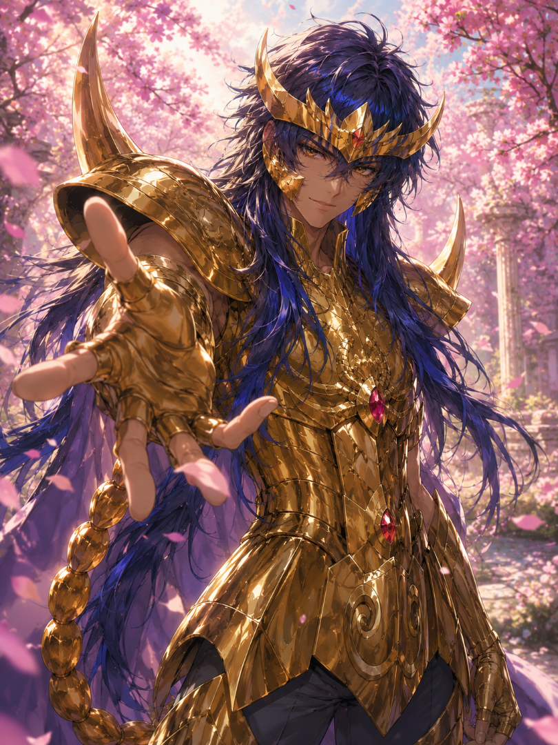 Blooms & Gold: Spring Scorpio Milo