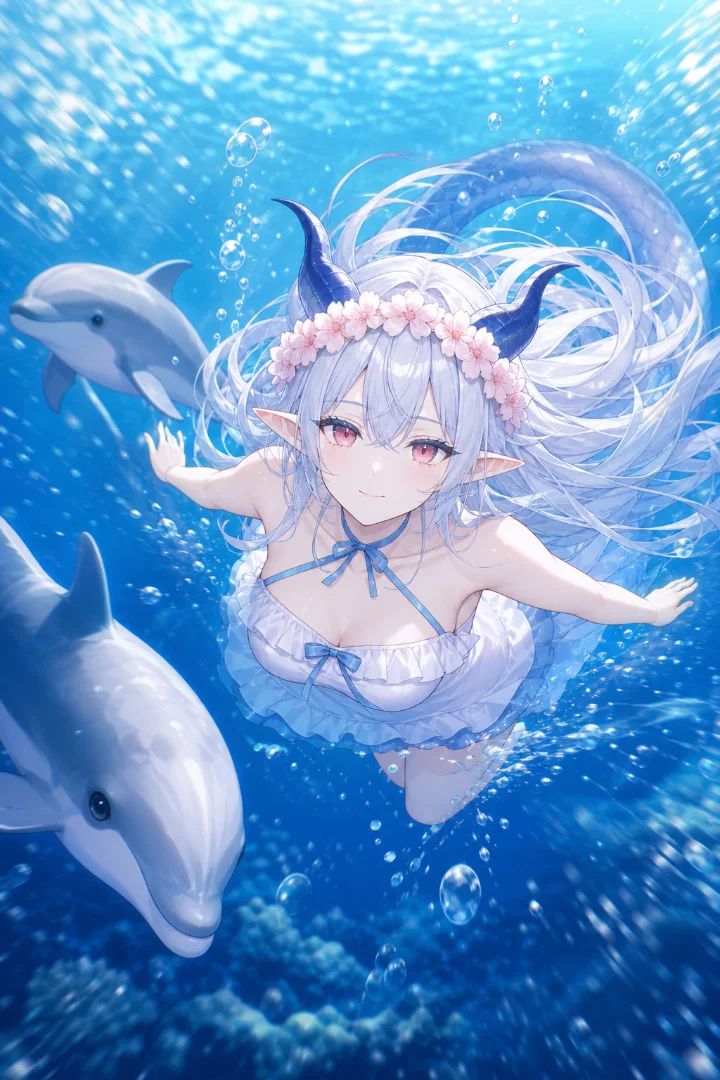 A Dragon Girl Who Loves the Sea