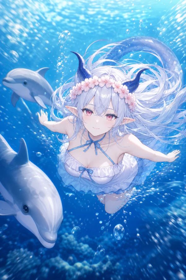 A Dragon Girl Who Loves the Sea