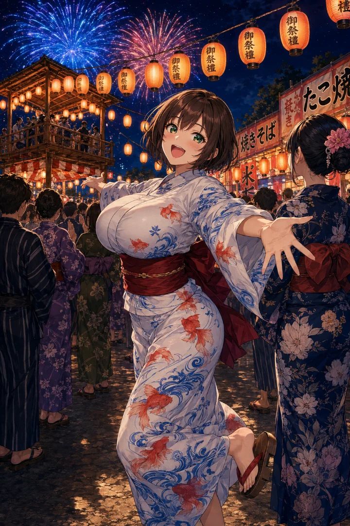 It's a Japanese Bon dance!