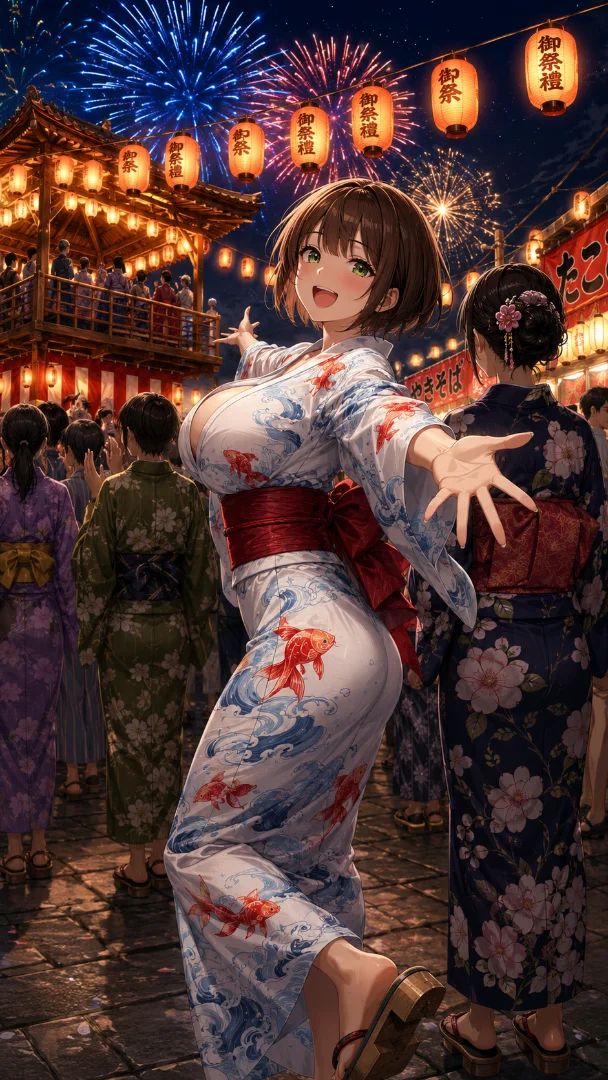 It's a Japanese Bon dance!