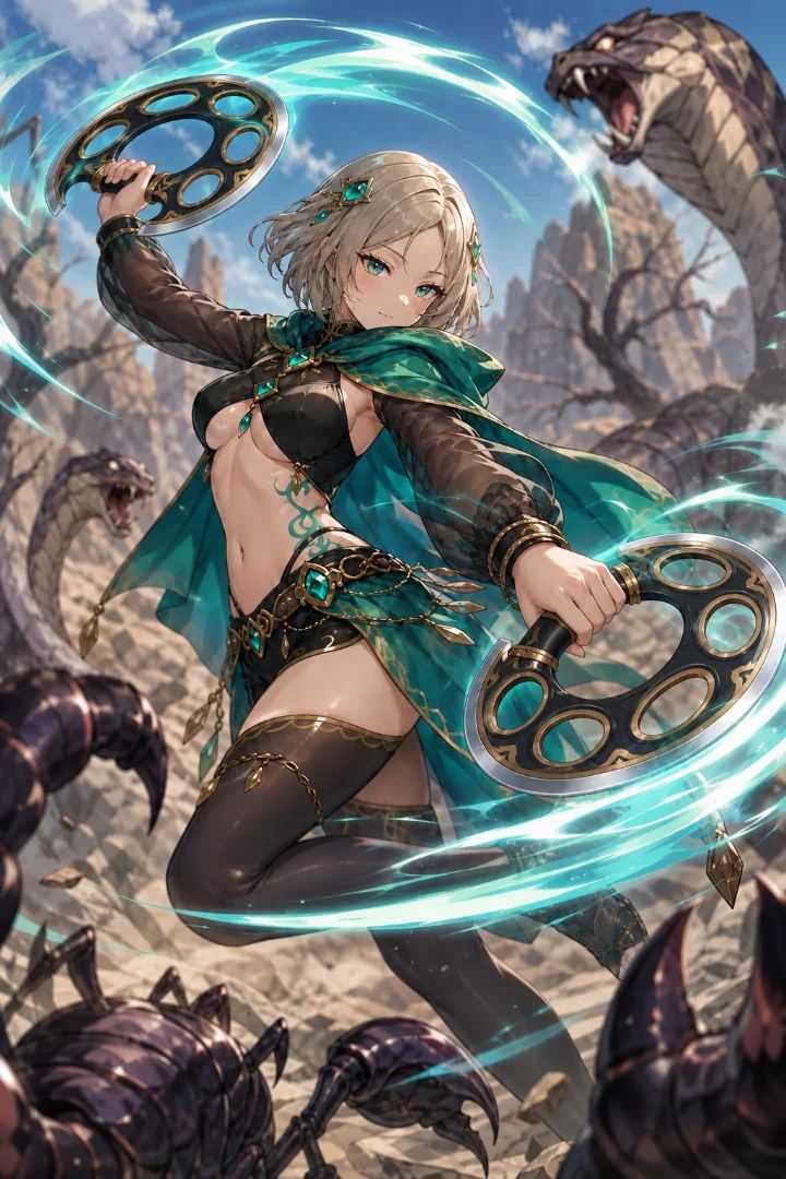 The Mysterious Desert Blade Dancer