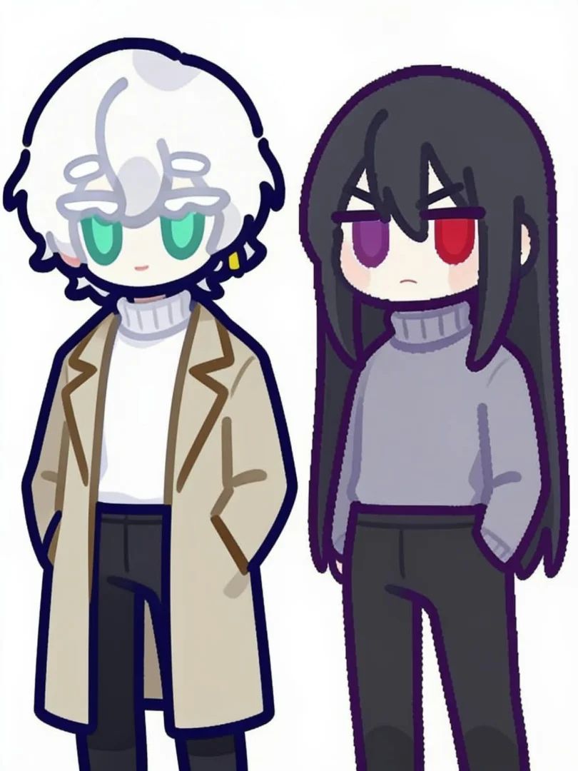 Bukowski and Fyori Chibi version 2.