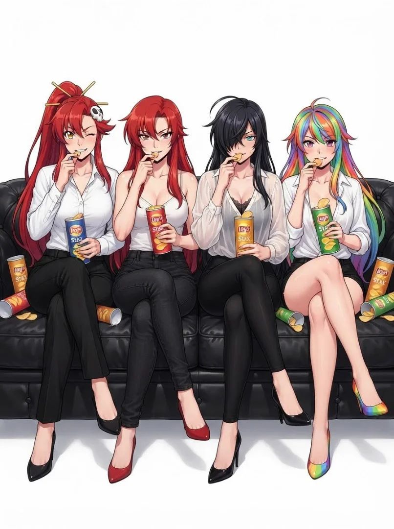 Yoko🔴, Lisara🔴, Shiro🎨 & Kan'u⚫