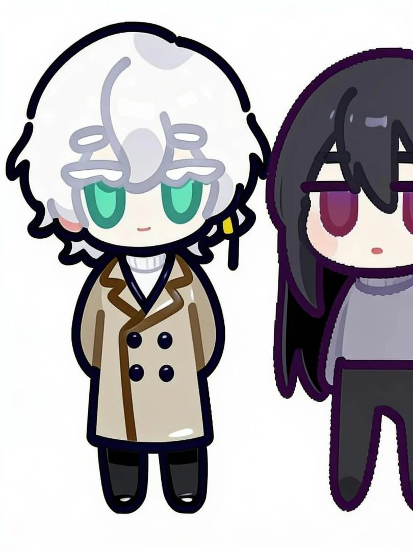 Bukowski and Fyori Chibi version 2.